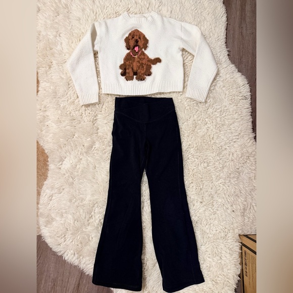 Old Navy Other - Old Navy Black Kids Flare Leggings and sweater